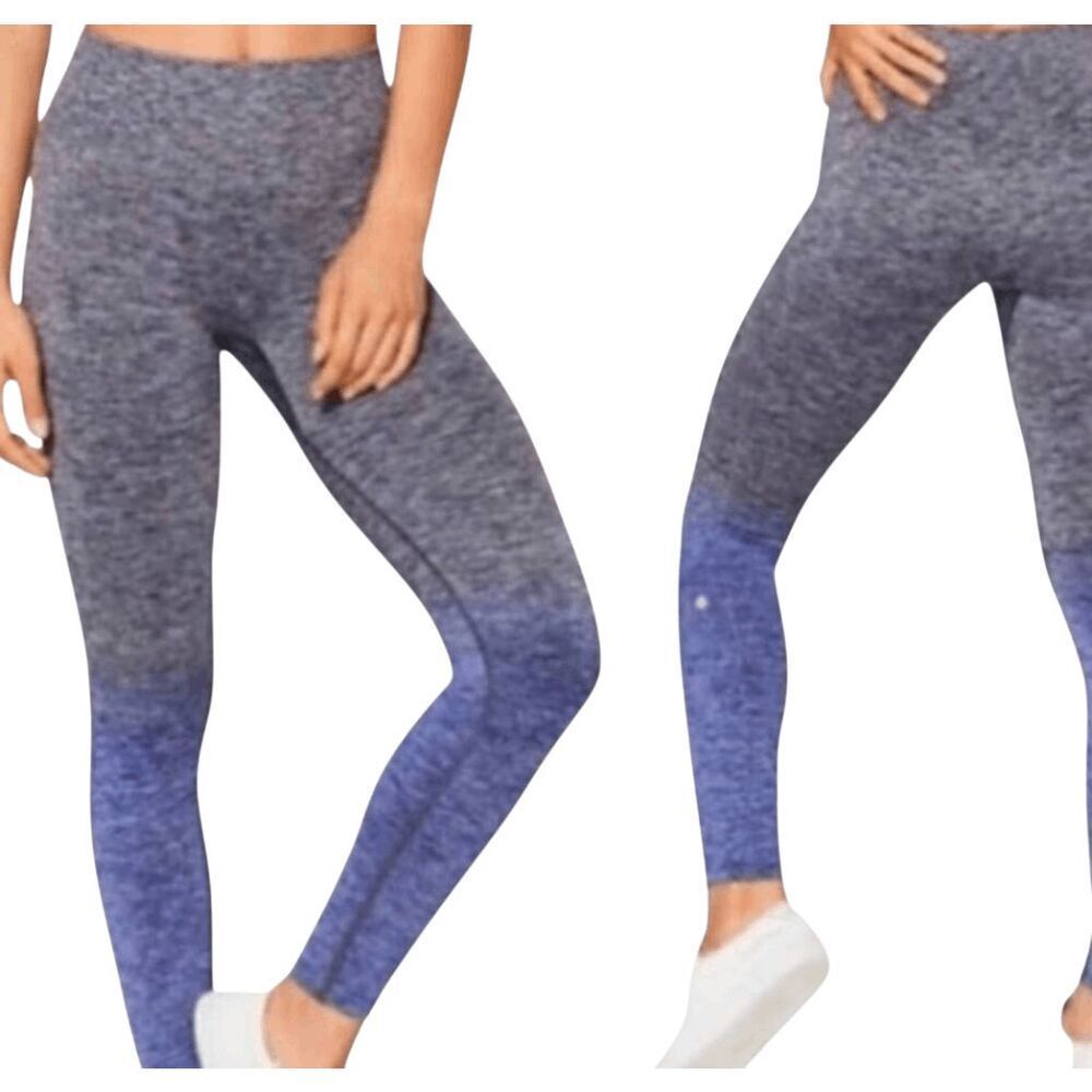 LULULEMON ATHLETICA Balance & Resist 7/8 Tight In Midnight Navy/White/Psychic Om